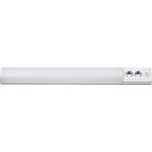 Rabalux - Светодиодная лампа для подсветки кухонной столешницы с 2 розетками LED/15W/230V 4000K 70 см белый