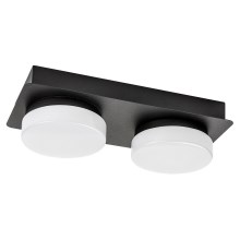 Rabalux - Светодиодный потолочный светильник для ванной комнаты 2xLED/5,5W/230V IP44 черный