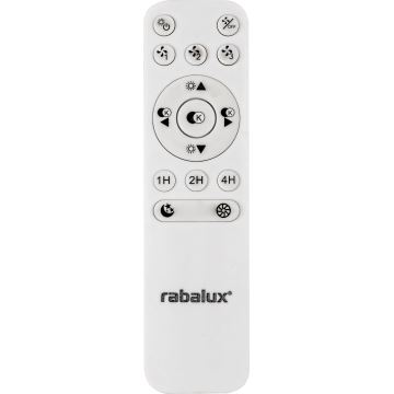 Rabalux - Светодиодный потолочный светильник с регулированием яркости и вентилятором LED/40W/230V 3000-6500K + дистанционное управление