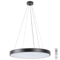 Rabalux - Світильник LED з регулюванням яскравості на тросі LED/60W/230V 3000-6000K чорний + дистанційне керування