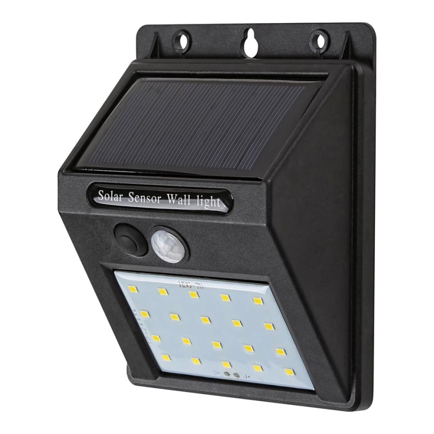 Rabalux - Світильник на сонячних батареях з LED, настінний, з датчиком, IP44, 1200 мАг