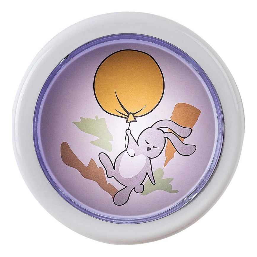 Rabalux - Світильник нічний дитячий LED/0,3Вт/2xAA 6000K