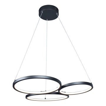 Rabalux - Світлодіодна підвісна люстра LED/38W/230V чорний