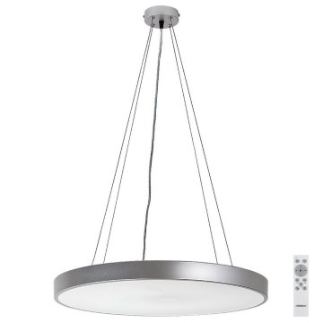 Rabalux - Світлодіодна підвісна люстра з регулюванням яскравості LED/60W/230V срібний 3000-6000K + дистанційне керування