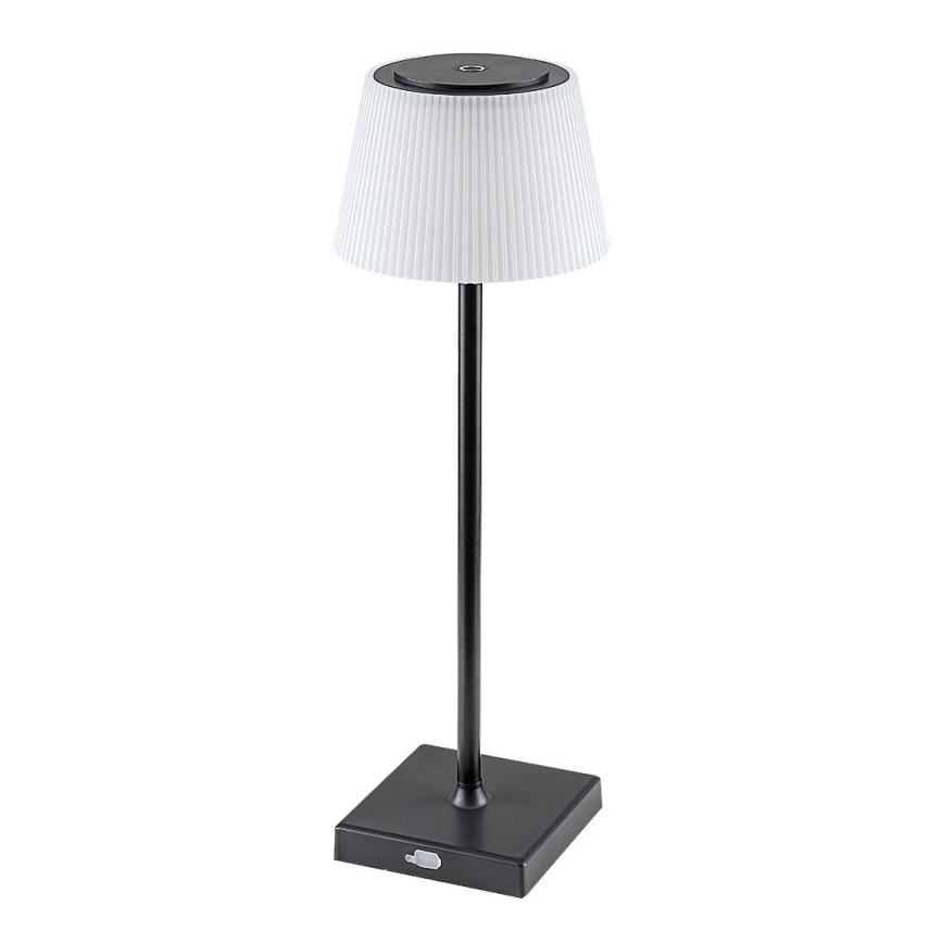 Rabalux - Світлодіодна регульована настільна лампа з акумулятором LED/4W/3,7V 1800 mAh 3000-5000K IP44 чорна