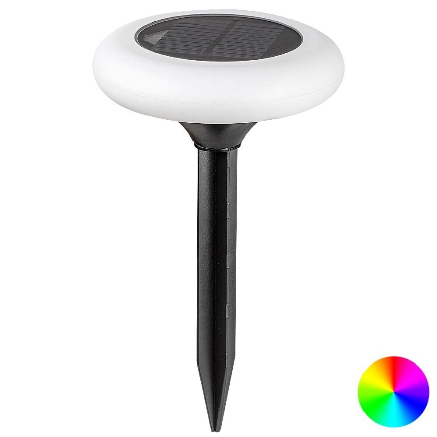 Rabalux - Світлодіодний RGB світильник на сонячній батареї LED/0,6W/3,7V IP65