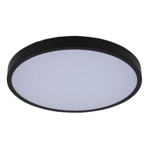 Rabalux - Світлодіодний стельовий світильник для ванної кімнати LED/12W/230V 3000/4000/6000K IP44 діаметр 25,5 cm чорний