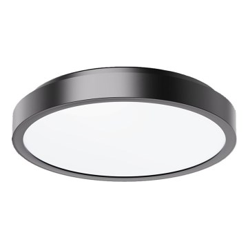 Rabalux - Світлодіодний стельовий світильник для ванної кімнати LED/18W/230V IP44 4000K діаметр 25 см чорний