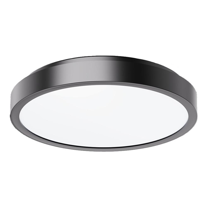 Rabalux - Світлодіодний стельовий світильник для ванної кімнати LED/18W/230V IP44 4000K діаметр 25 см чорний