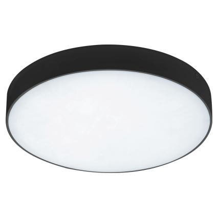 Rabalux - Світлодіодний стельовий світильник для ванної кімнати LED/24W/230V 2800K/4000K/6000K IP44 чорний