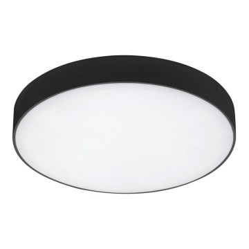 Rabalux - Світлодіодний стельовий світильник для ванної кімнати LED/24W/230V 2800K/4000K/6000K IP44 чорний