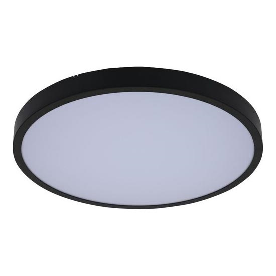 Rabalux - Світлодіодний стельовий світильник для ванної кімнати LED/24W/230V 3000/4000/6000K IP44 діаметр 35,5 cm чорний