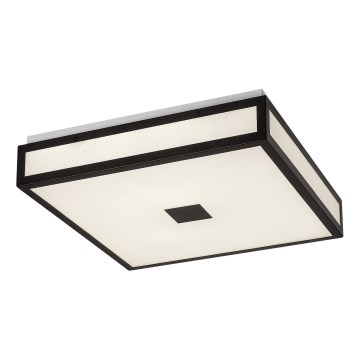 Rabalux - Світлодіодний стельовий світильник для ванної кімнати LED/24W/230V IP44 4000K 40x40 см чорний