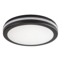 Rabalux - Світлодіодний стельовий світильник для ванної кімнати LED/28W/230V 3000/4000/6500K IP54 чорний
