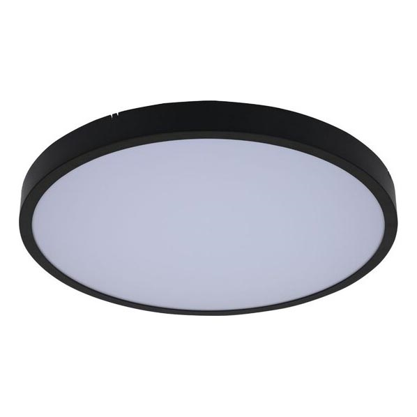 Rabalux - Світлодіодний стельовий світильник для ванної кімнати LED/36W/230V 3000/4000/6000K IP44 діаметр 42 cm чорний