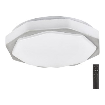 Rabalux - Світлодіодний стельовий світильник з регулюванням яскравості LED/18W/230V 3000K/4000K/6000K + пульт дистанційного керування