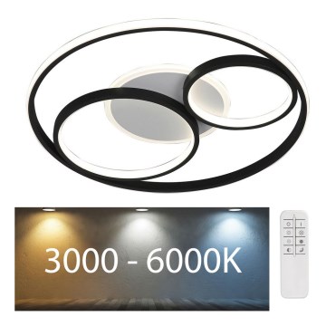 Rabalux - Світлодіодний стельовий світильник з регулюванням яскравості LED/50W/230V 3000-6000K + пульт дистанційного керування