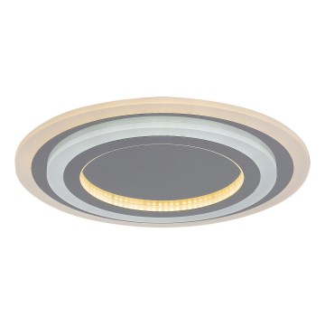 Rabalux - Світлодіодний стельовий світильник з регулюванням яскравості LED/56W/230V 3000/4000/6000K матовий хром + пульт дистанційного керування