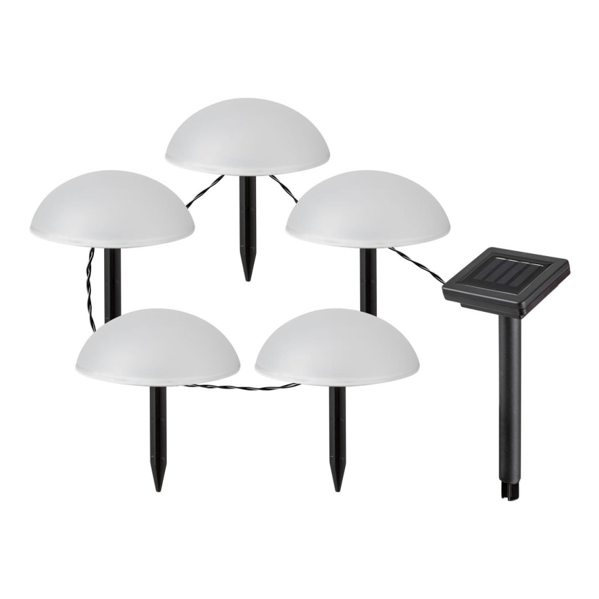 Rabalux - Світлодіодний світильник на сонячній батареї 5xLED/0,2W/1,2V IP44 600 mAh