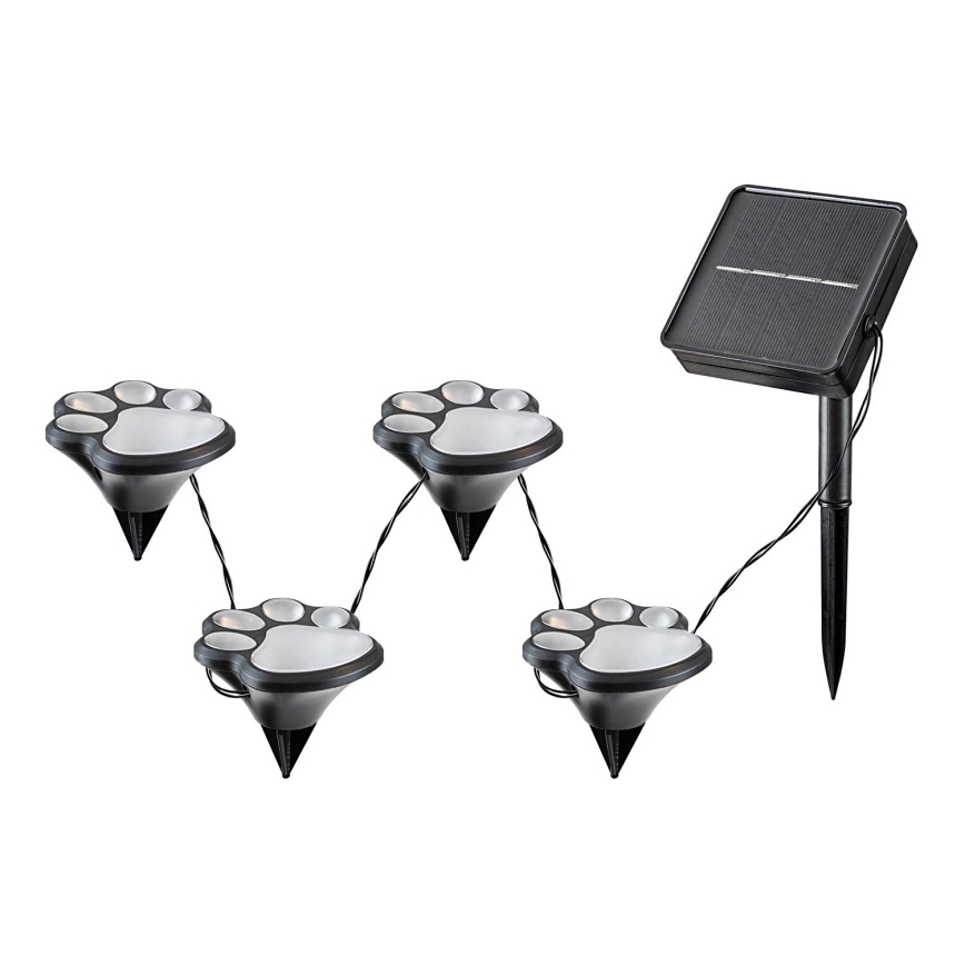 Rabalux - Світлодіодний світильник на сонячній батареї 4xLED/0,06W/1,2V IP44