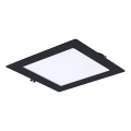 Rabalux - Світлодіодний вбудований світильник LED/18W/230V 22x22 см чорний