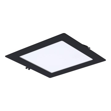 Rabalux - Світлодіодний вбудований світильник LED/18W/230V 22x22 см чорний