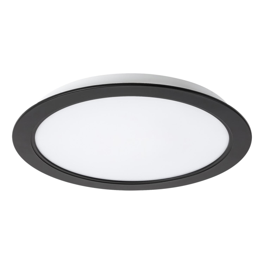 Rabalux - Світлодіодний вбудований світильник LED/18W/230V діаметр 22 см чорний
