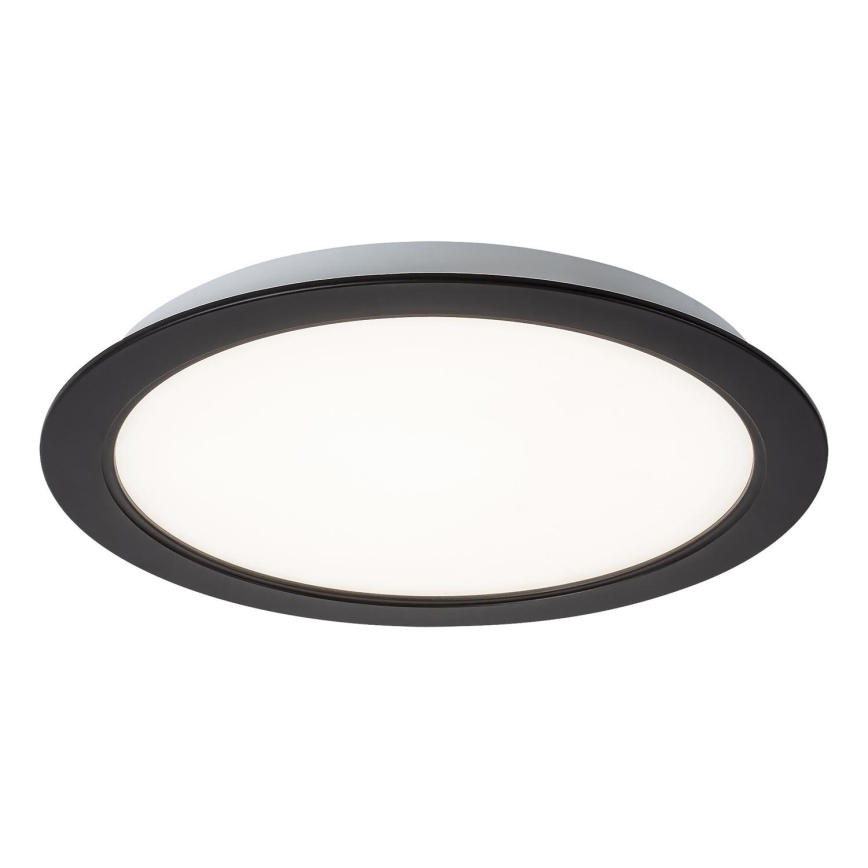 Rabalux - Світлодіодний вбудований світильник LED/18W/230V діаметр 22 см чорний