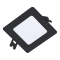 Rabalux - Світлодіодний вбудований світильник LED/3W/230V 9x9 см чорний