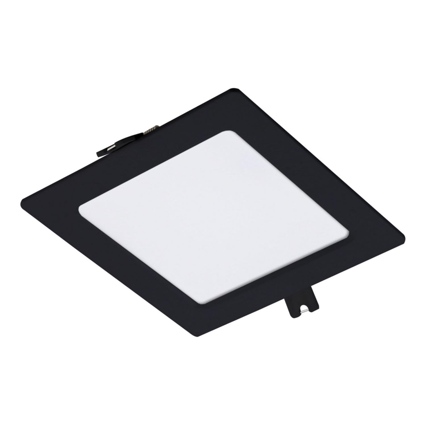 Rabalux - Світлодіодний вбудований світильник LED/6W/230V 12x12 см чорний