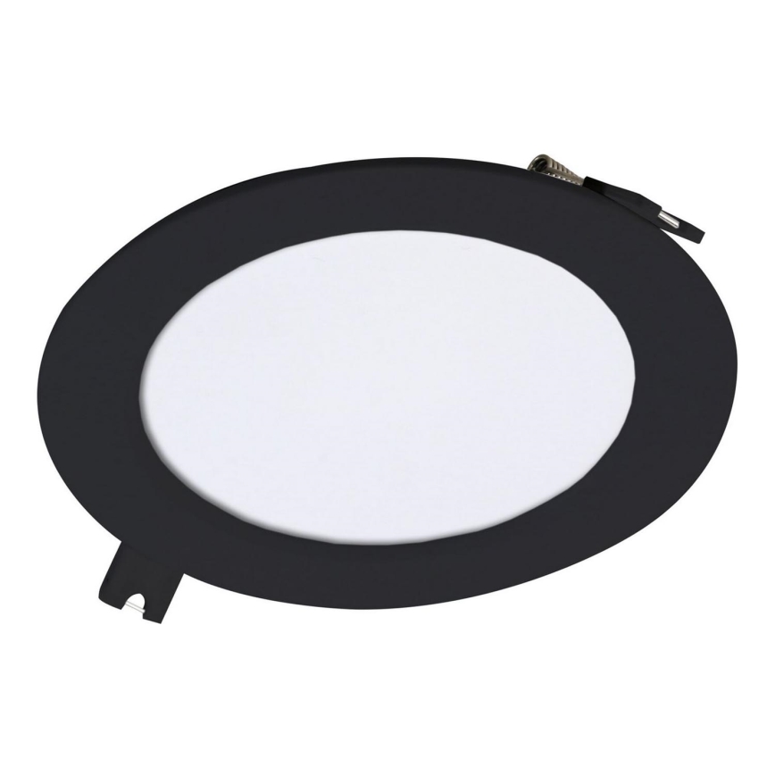 Rabalux - Світлодіодний вбудований світильник LED/6W/230V 3000K діаметр 12 см чорний