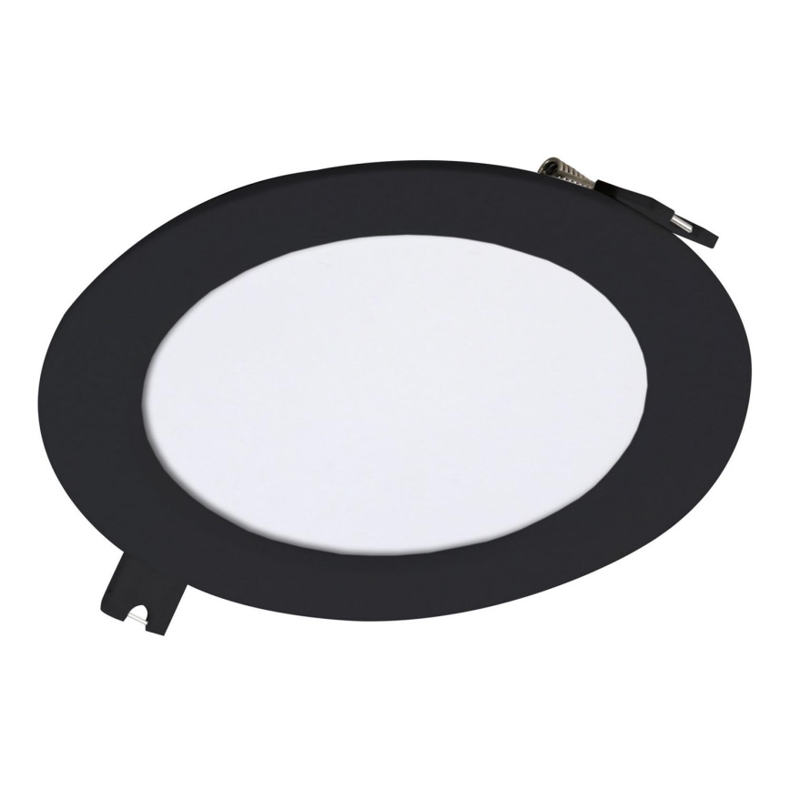 Rabalux - Світлодіодний вбудований світильник LED/6W/230V діаметр 12 см чорний