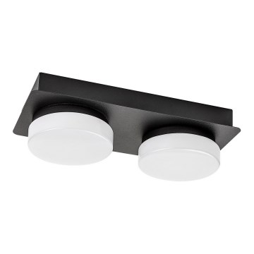 Rabalux - Світлодіодний стельовий світильник для ванної кімнати 2xLED/5,5W/230V IP44 чорний