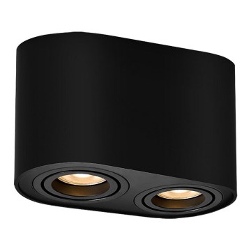 Rabalux - Точечный светильник 2xGU10/42W/230V черный