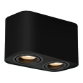 Rabalux - Точечный светильник 2xGU10/42W/230V черный