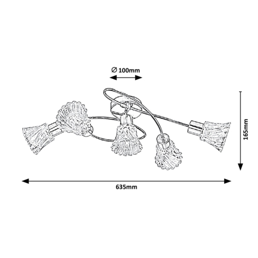 Rabalux - Точечный светильник 5xE14/40W/230V