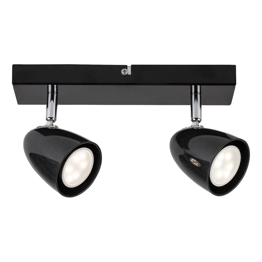 Rabalux - Точковий світильник 2xGU10/5W/230V чорний