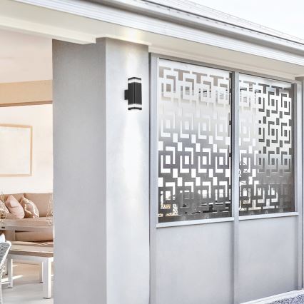 Rabalux - Уличный настенный светильник 2xGU10/25W/230V IP44 черный