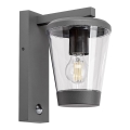 Rabalux - Уличный настенный светильник с датчиком движения 1xE27/40W/230V IP44