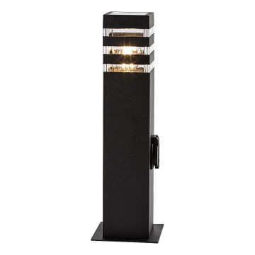 Rabalux - Уличная лампа с розеткой 1xE27/12W/230V IP44