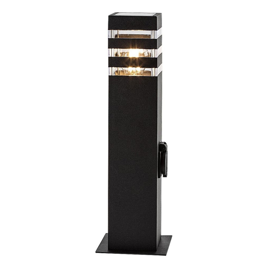 Rabalux - Уличная лампа с розеткой 1xE27/12W/230V IP44