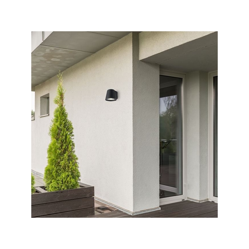 Rabalux - Уличный настенный светильник 1xGU10/35W/230V IP54 черный