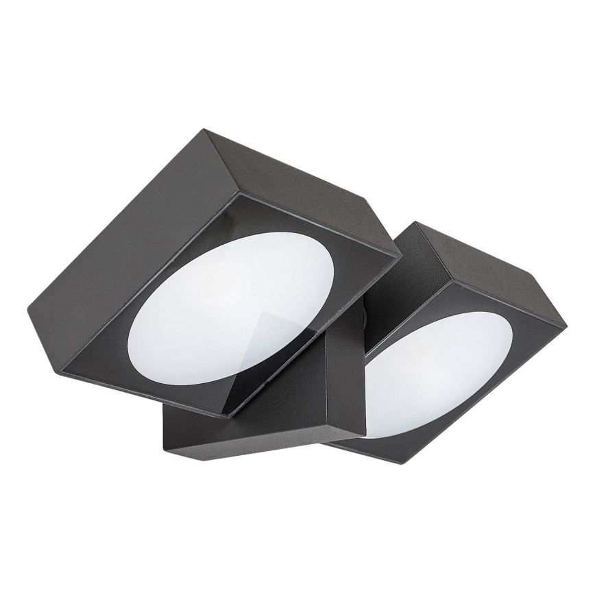 Rabalux - Уличный светодиодный настенный гибкий светильник 2xLED/7W/230V IP54 антрацит