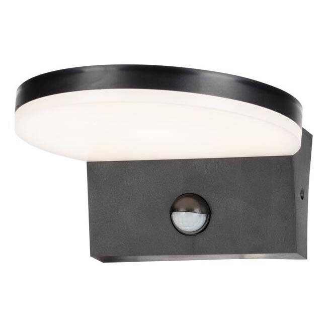 Rabalux - Уличный светодиодный настенный светильник с датчиком LED/9W/230V 2700/4000/6500K IP54 черный