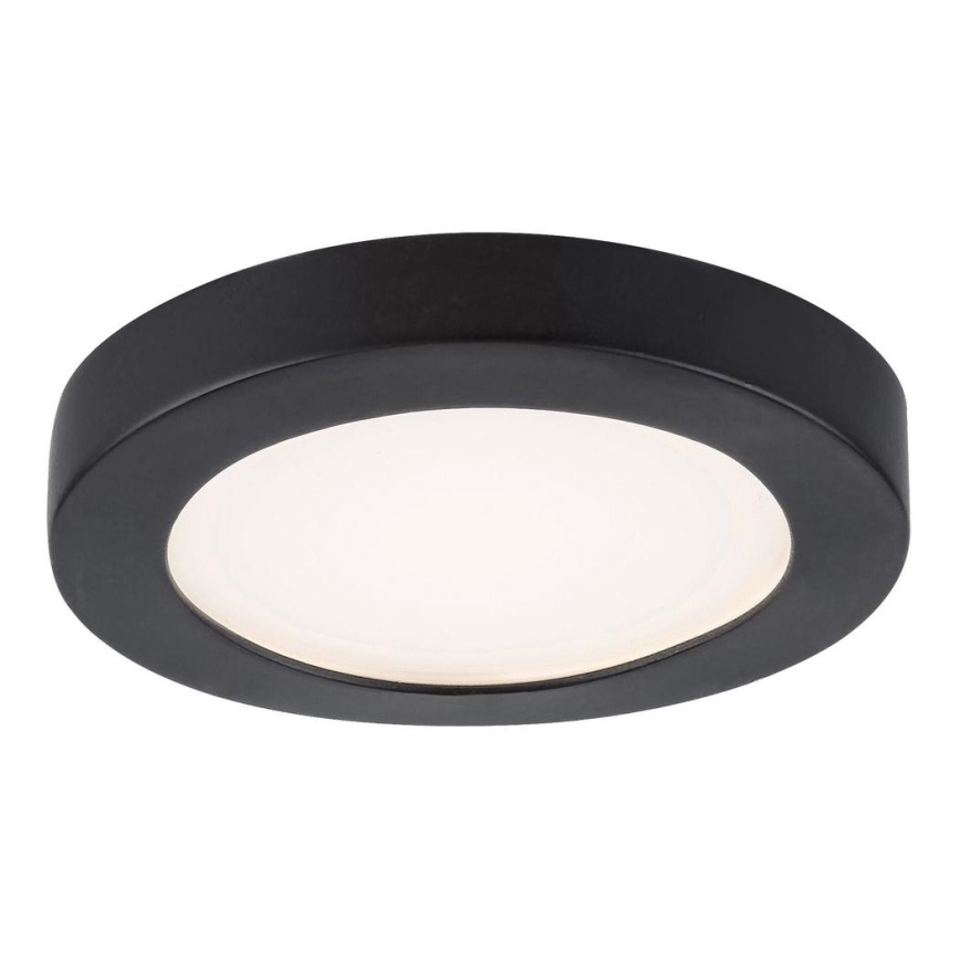 Rabalux - Вбудований стельовий LED світильник для ванної LED/3W/230V IP44 чорний