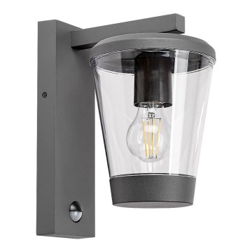 Rabalux - Вулична настінна лампа з датчиком 1xE27/40W/230V IP44