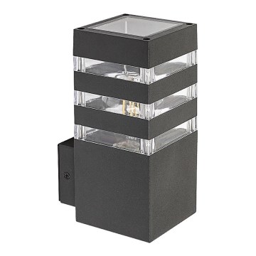Rabalux - Вуличний настінний світильник 1xE27/12W/230V IP44