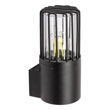 Rabalux - Вуличний настінний світильник 1xE27/60W/230V IP54 чорний