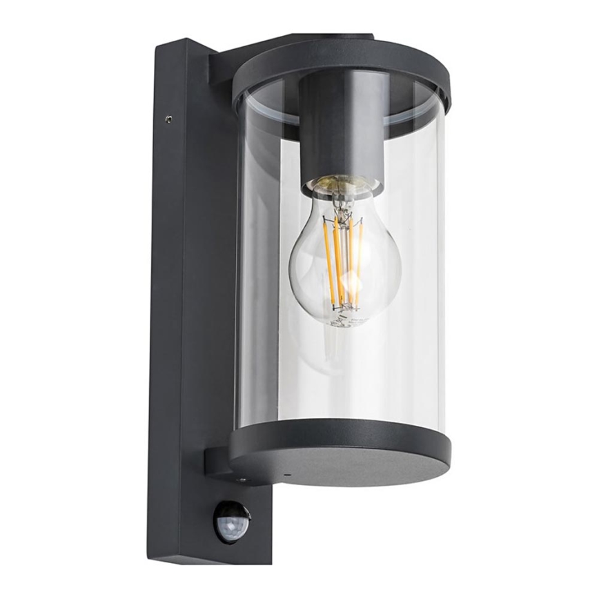 Rabalux - Вуличний настінний світильник з датчиком 1xE27/60W/230V IP44