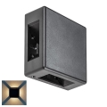 Rabalux - Вуличний настінний LED світильник LED/6W/230V IP54 чорний